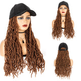 Braided Hair Extensions Wig With Hat Baseball Cap