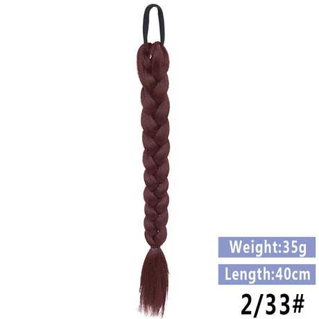 Red Braided Ponytail Hair Extension