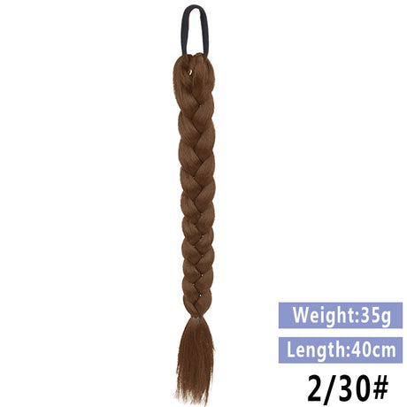 Brown Braided Ponytail Hair Extension
