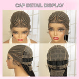 Braided Wig with Baby Hair cap