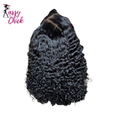 Brazilian 13x4  Short Bob Curly Lace Front Human Hair Wig Sassy Chick Logo