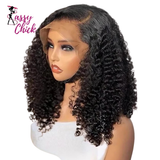 Brazilian 13x4  Short Bob Curly Lace Front Human Hair Wig Sassy Chick Logo