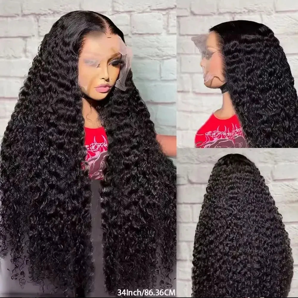 Brazilian Kinky Curly Style 13x4 Virgin Human Hair Wig