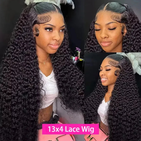 Brazilian Kinky Curly Style 13x4 Virgin Human Hair Wig