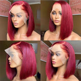 Brazilian Short Bob Straight Bob13x4 Human Hair Wig