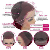 Details of Brazilian Short Bob Straight Bob13x4 Human Hair Wig