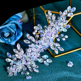 silver bridal hair accessories 