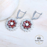 Ruby Bridal Cubic Zirconia Necklace Set