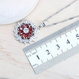 Size of Bridal Cubic Zirconia Necklace Set