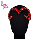 Bridal Rhinestone Water Drop Headwear Sassy Chick Logo