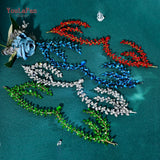 Collection of Bridal Rhinestone Water Drop Headwear