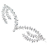Silver Bridal Rhinestone Water Drop Headwear