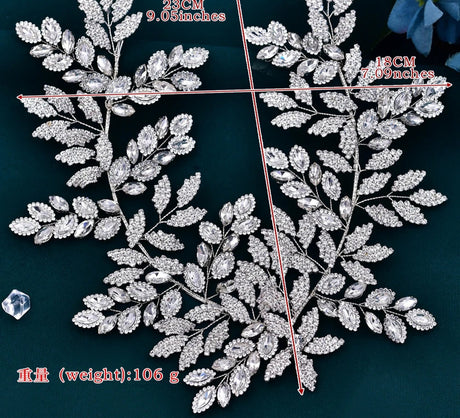 Bridal Wedding Alloy Decoration Headwear Size