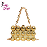 Bubble Acrylic Purse Sassy Chick Logo