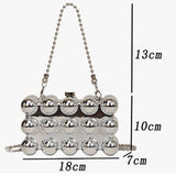 Size of Bubble Acrylic Purse