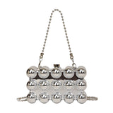 Silver Bubble Acrylic Purse