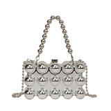 Silver Bubble Acrylic Purse