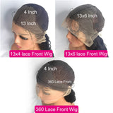Burgundy Brazilian Deep Wave Human Hair Curly Wigs cap size