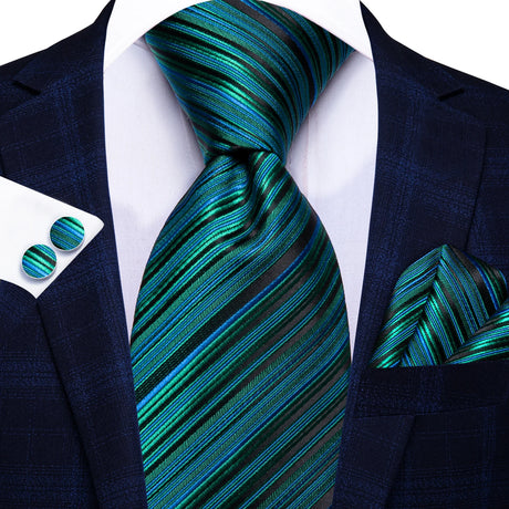 Blue Green Necktie