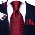 Burgundy Striped Floral Silk Necktie Hanky Cufflinks Sassy Chick Logo