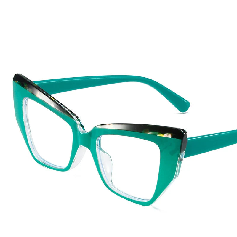 Butterfly Blue Light Blocking Glasses green black