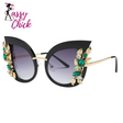 Butterfly Diamond Sunglasses Sassy Chick Logo