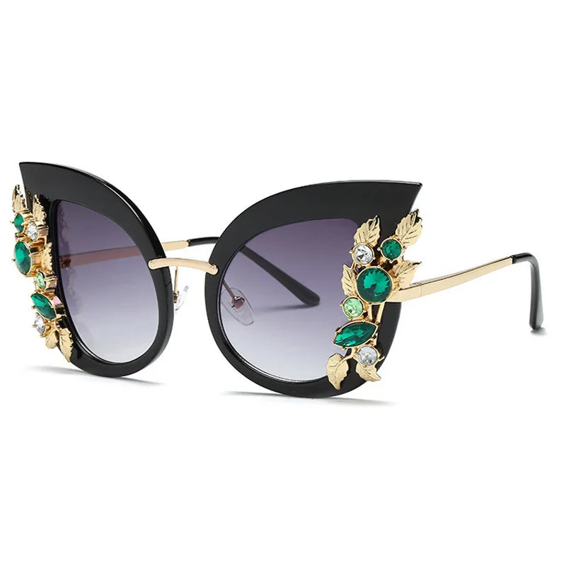 Black Butterfly Diamond Sunglasses