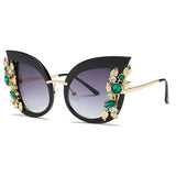 Black Butterfly Diamond Sunglasses