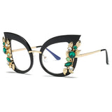 Black Butterfly Diamond Sunglasses