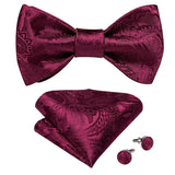 Butterfly Pocket Square Cufflinks Silk  Bow Tie