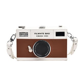 Camera Retro Shaped PU Box Unisex Crossbody Bag