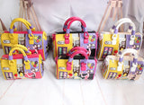 Collection of Candy Color Cartoons Style Crossbody Shoulder Bag