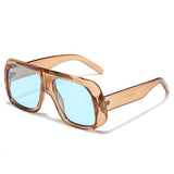 Candy Color Oversized Square UV400  Sunglasses