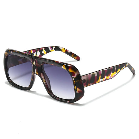 Candy Color Oversized Square UV400  Sunglasses