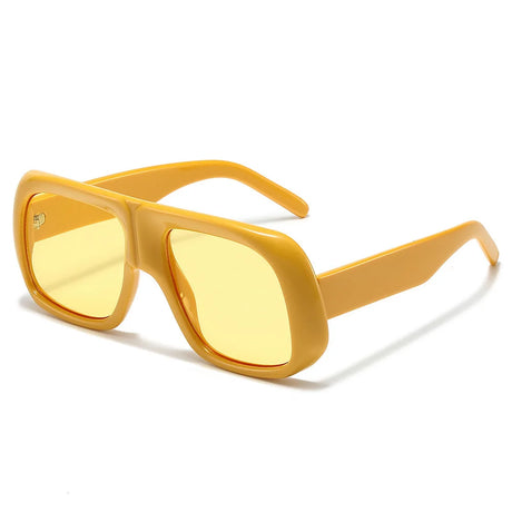 Candy Color Oversized Square UV400  Sunglasses