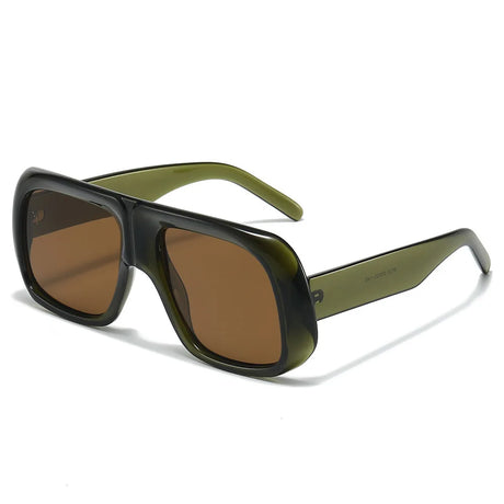 Candy Color Oversized Square UV400  Sunglasses