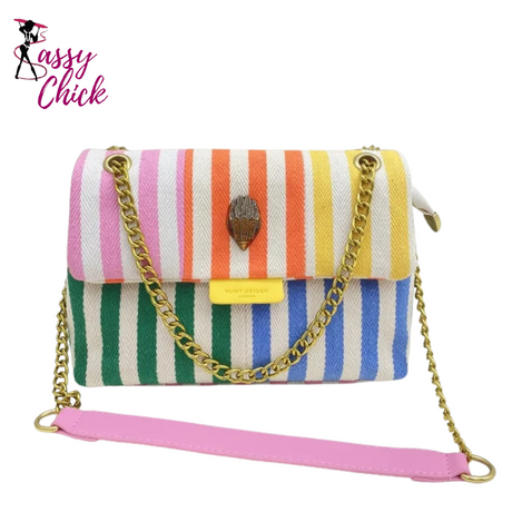 Canvas Shoulder Bags Sassy Chick Logo