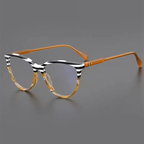 Cat-eye Acetate Eyewear black and white frame