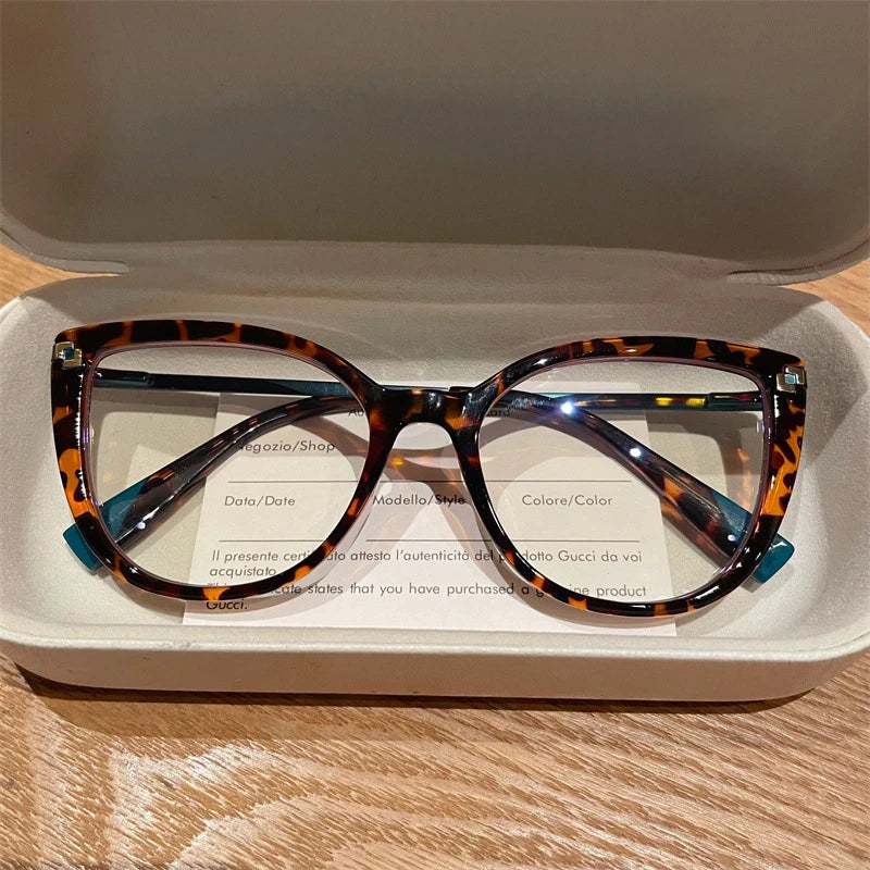 Cat Eye Anti Blue Light Customizable Prescription Eyeglasses