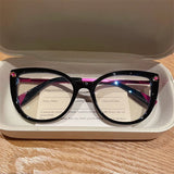 Cat Eye Anti Blue Light Customizable Prescription Eyeglasses