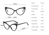 Details of Cat Eye Anti Blue Light Myopia Glasses
