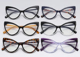 Collection of Cat Eye Anti Blue Light Myopia Glasses