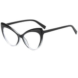 Cat Eye Anti Blue Light Myopia Glasses