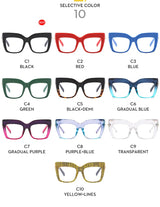 Collection of Cat Eye Anti Blue Light Oversized Reading Eyeglasses