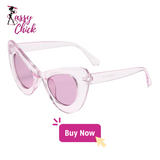 cat-eye Barbie big frame sunglasses Sassy Chick Logo