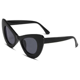 black  cat-eye Barbie big frame sunglasses