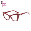 Cat Eye Blue Light Blocking Personality Optical Prescription Glasses Sassy Chick Logo