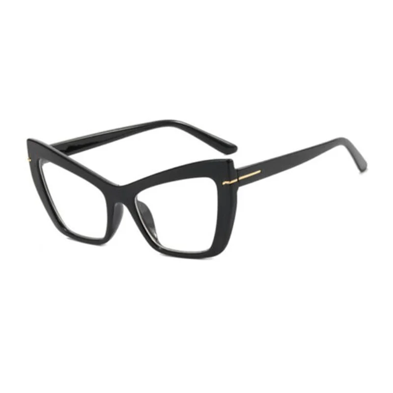 Black Cat Eye Blue Light Blocking Personality Optical Prescription Glasses