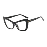 Black Cat Eye Blue Light Blocking Personality Optical Prescription Glasses