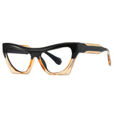 black reading glasses